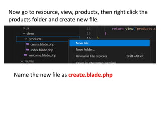 Laravel Crud Tutorial Basic Step by Stepy S | PPTX