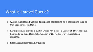 Laravel Events And Queue | PPTX