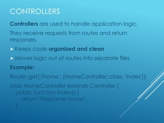 Comprehensive Guide to Laravel Fundamentals: Installation, Routing ...