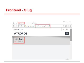 Frontend - Slug 
 