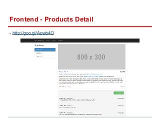 Frontend - Products Detail 
- http://goo.gl/Apwb4O 
 