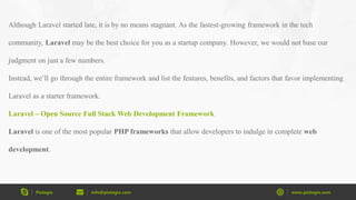 Laravel – The Perfect PHP Framework for Startups | PPT