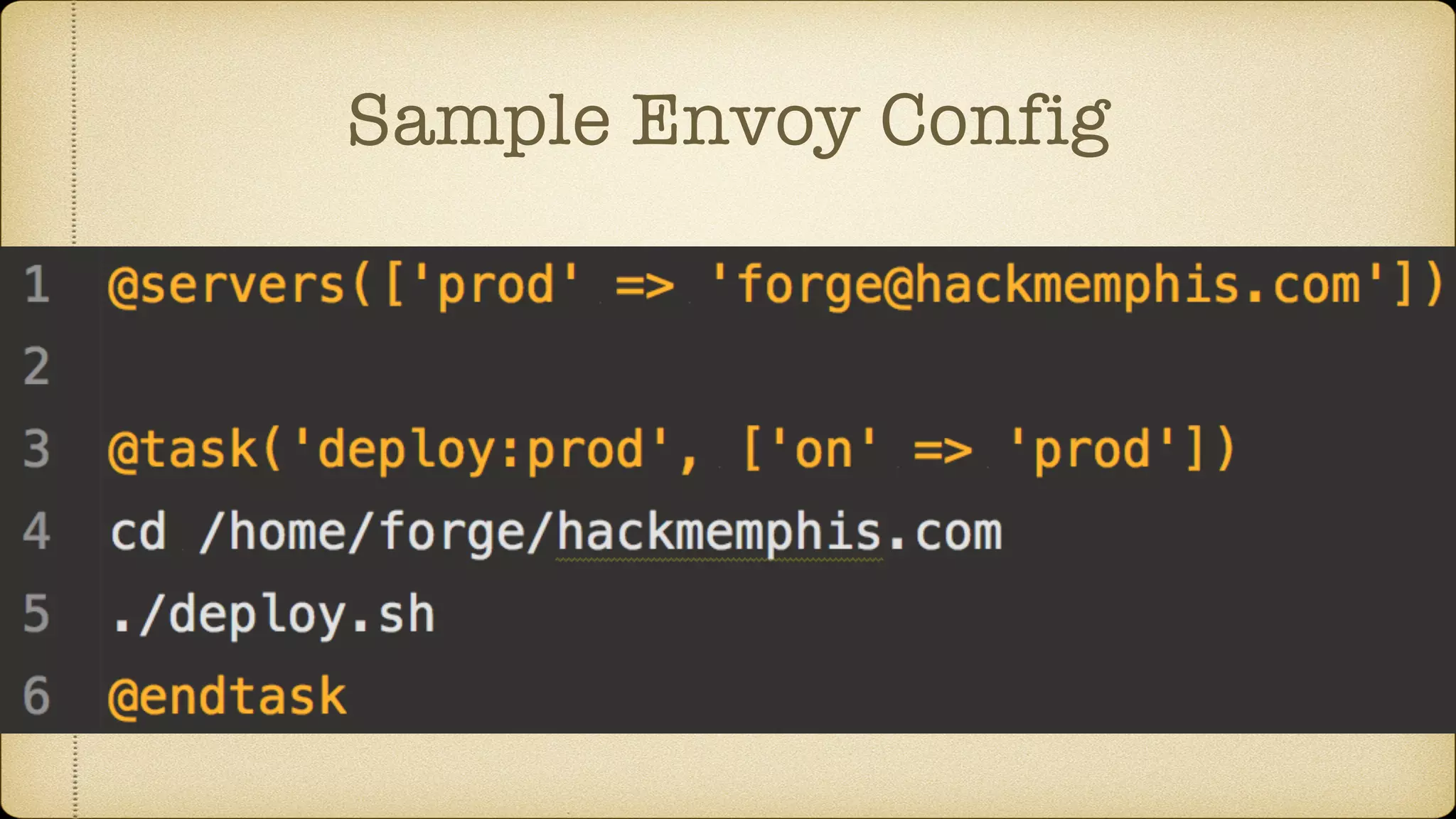 Sample Envoy Config
 