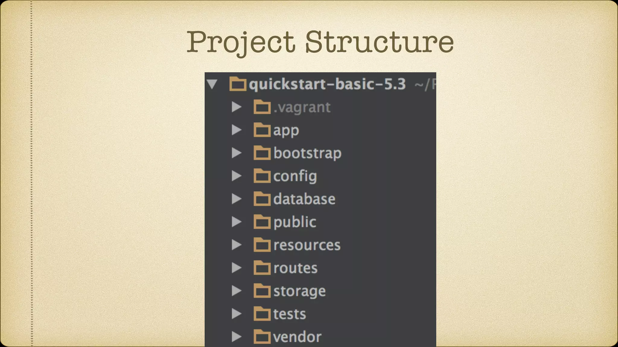 Project Structure
 