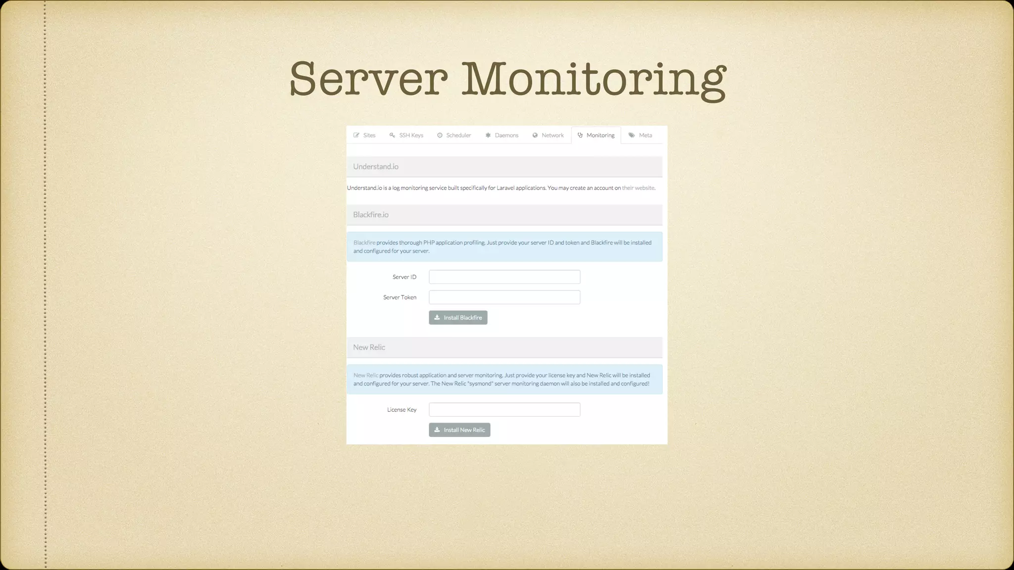 Server Monitoring
 