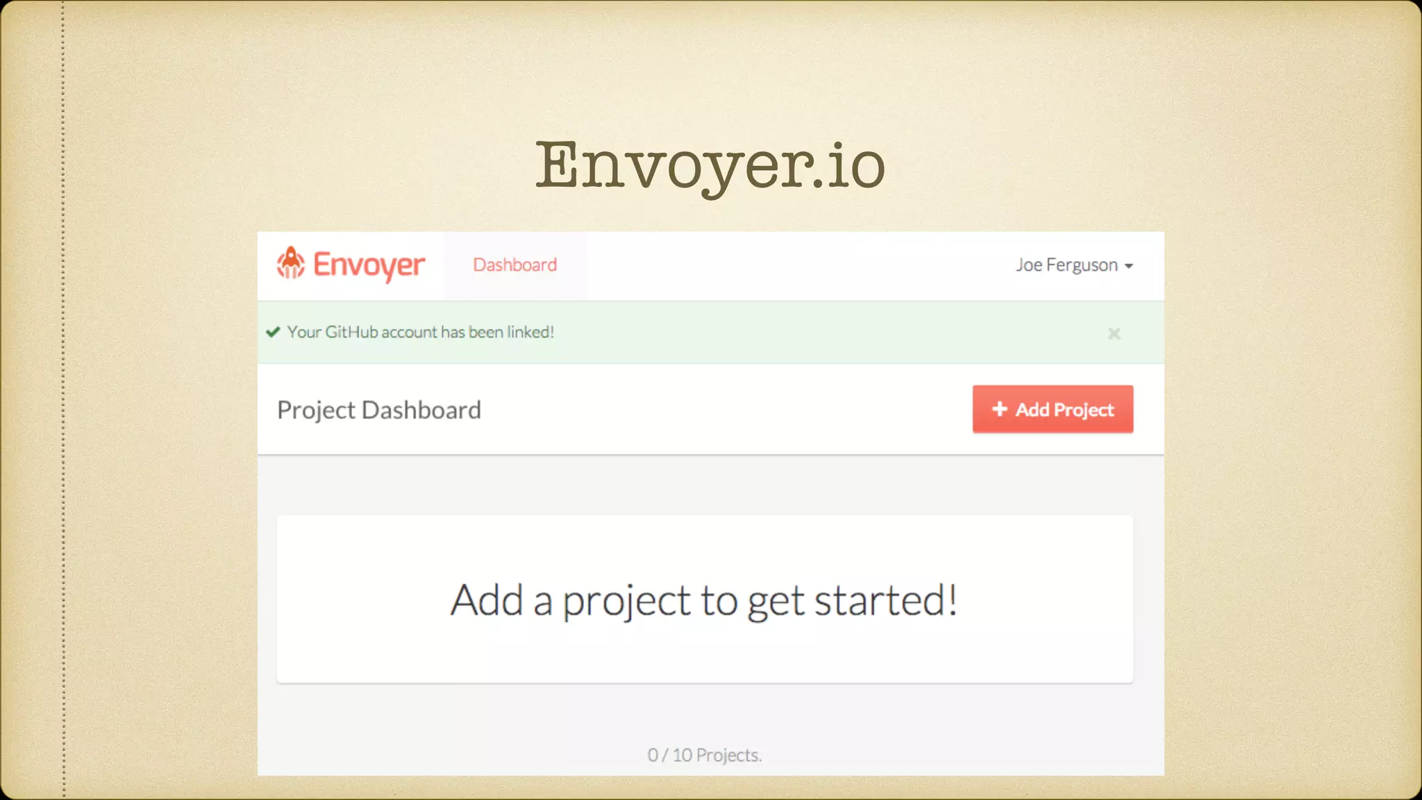 Envoyer.io
 
