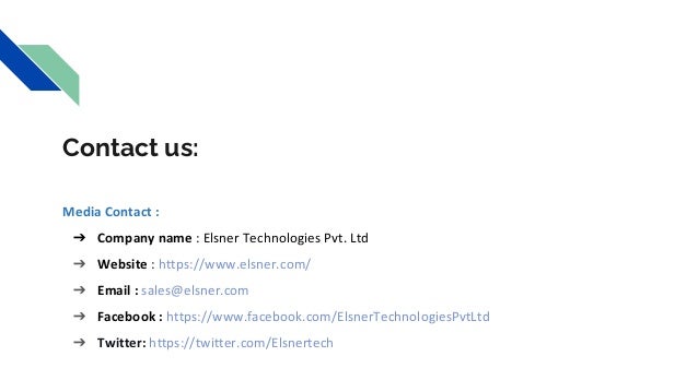 Contact us: Media Contact : ➔ Company name : Elsner Technologies Pvt. Ltd ➔ Website : https://www.elsner.com/ ➔ Email : sales@elsner.com ➔ Facebook : https://www.facebook.com/ElsnerTechnologiesPvtLtd ➔ Twitter: https://twitter.com/Elsnertech 