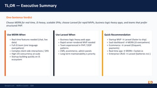 Comprehensive 2026 MERN vs Laravel Stack Comparison for Developers and ...