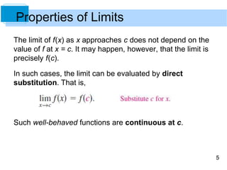 Well Behaved Function Lar calc10 ch01_sec3 | PPT