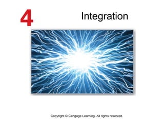 Integration 
Copyright © Cengage Learning. All rights reserved. 
 