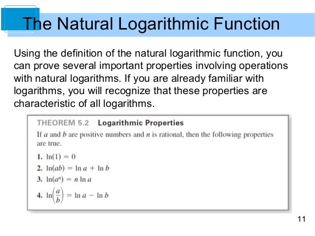 Rewrite Using Natural Logarithms Rewrite Using Natural Logarithms