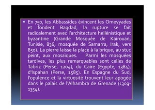 L architecture islamique 1