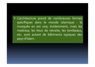L architecture islamique 1