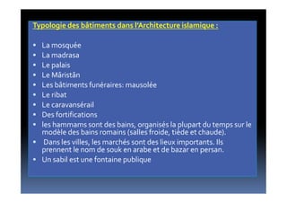 L architecture islamique 1