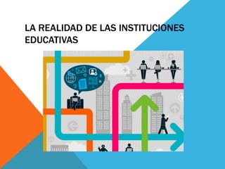 LA REALIDAD DE LAS INSTITUCIONES
EDUCATIVAS
 