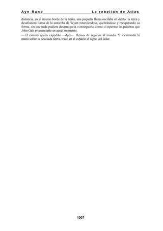 La rebelion de atlas