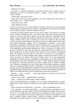 La rebelion de atlas