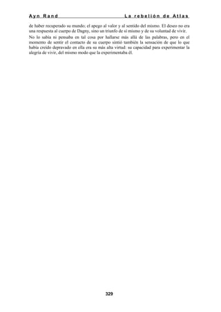 La rebelion de atlas