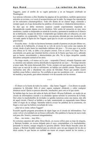 La rebelion de atlas