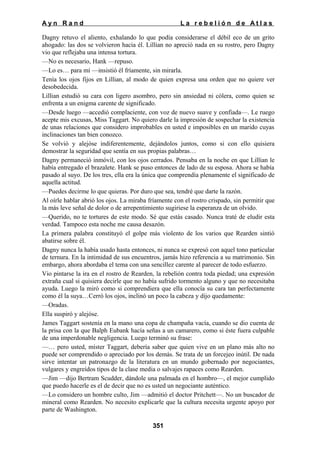 La rebelion de atlas