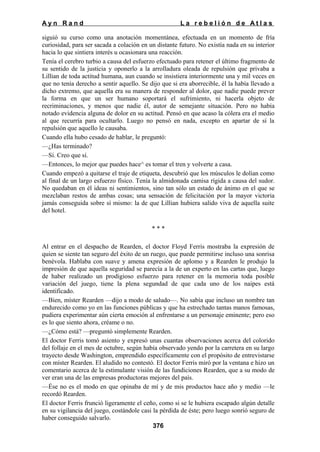 La rebelion de atlas