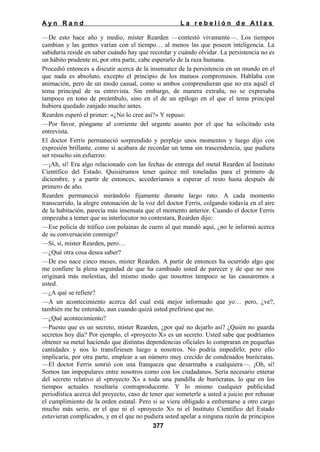 La rebelion de atlas