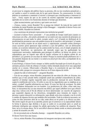 La rebelion de atlas