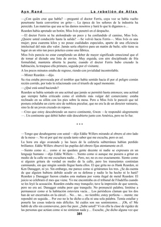 La rebelion de atlas