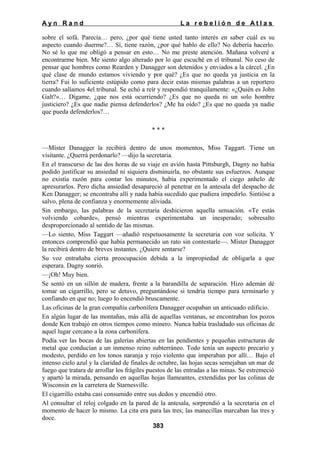 La rebelion de atlas