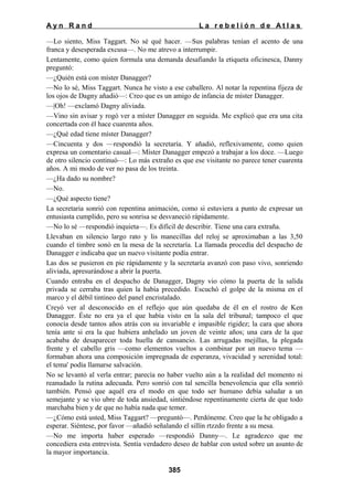 La rebelion de atlas