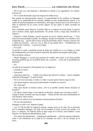 La rebelion de atlas