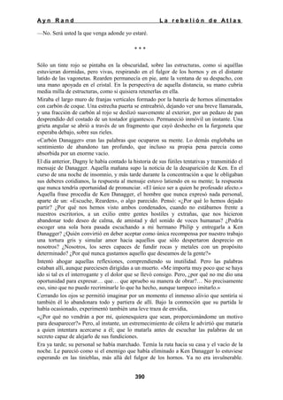 La rebelion de atlas