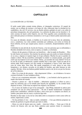 La rebelion de atlas