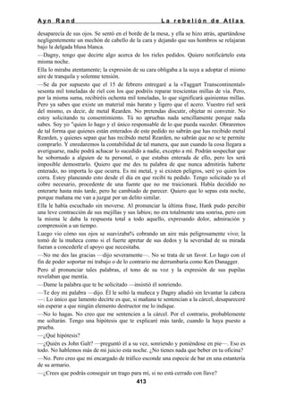 La rebelion de atlas