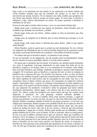 La rebelion de atlas