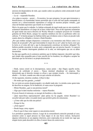 La rebelion de atlas