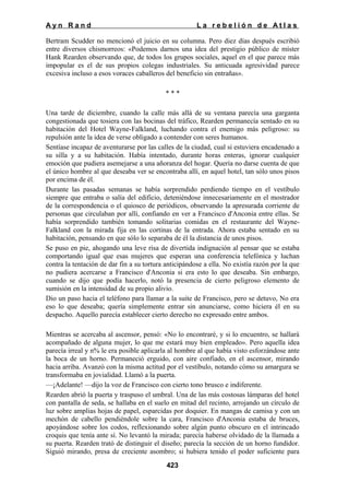 La rebelion de atlas