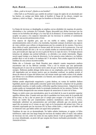 La rebelion de atlas