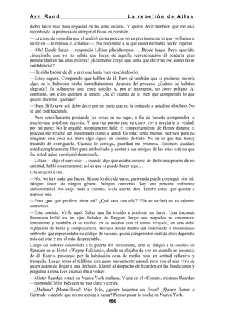 La rebelion de atlas