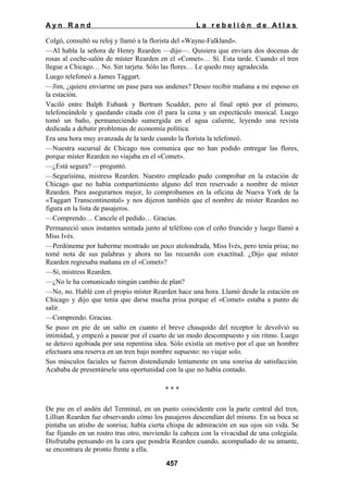 La rebelion de atlas