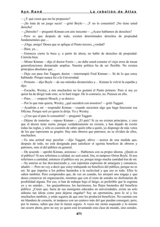 La rebelion de atlas