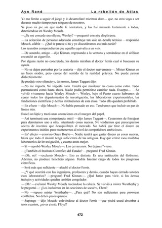 La rebelion de atlas