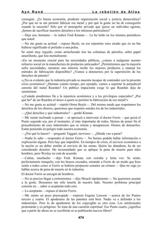 La rebelion de atlas