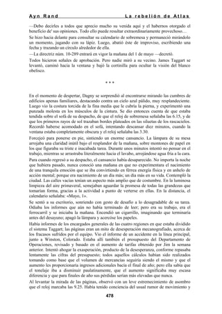 La rebelion de atlas