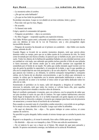 La rebelion de atlas