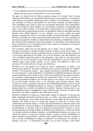 La rebelion de atlas