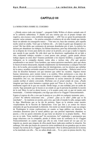 La rebelion de atlas