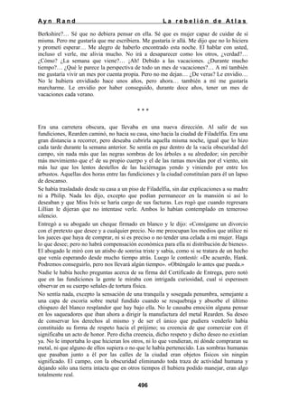 La rebelion de atlas