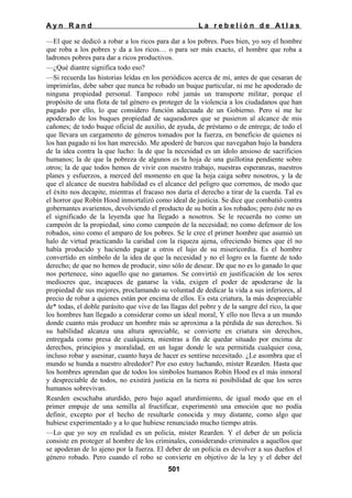 La rebelion de atlas