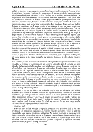 La rebelion de atlas